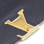 Louis Vuitton Taurillon Portefeuille Capucines Long Wallet Black — view 6