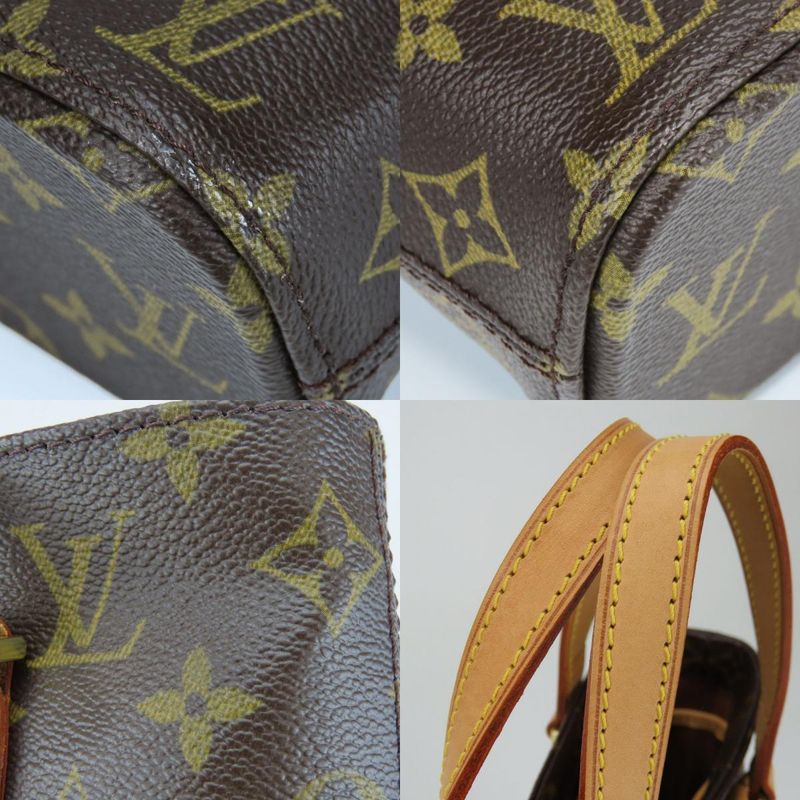 Louis Vuitton Handbag Vavin PM Monogram Nubuck Brown Gold Hardware — view 5