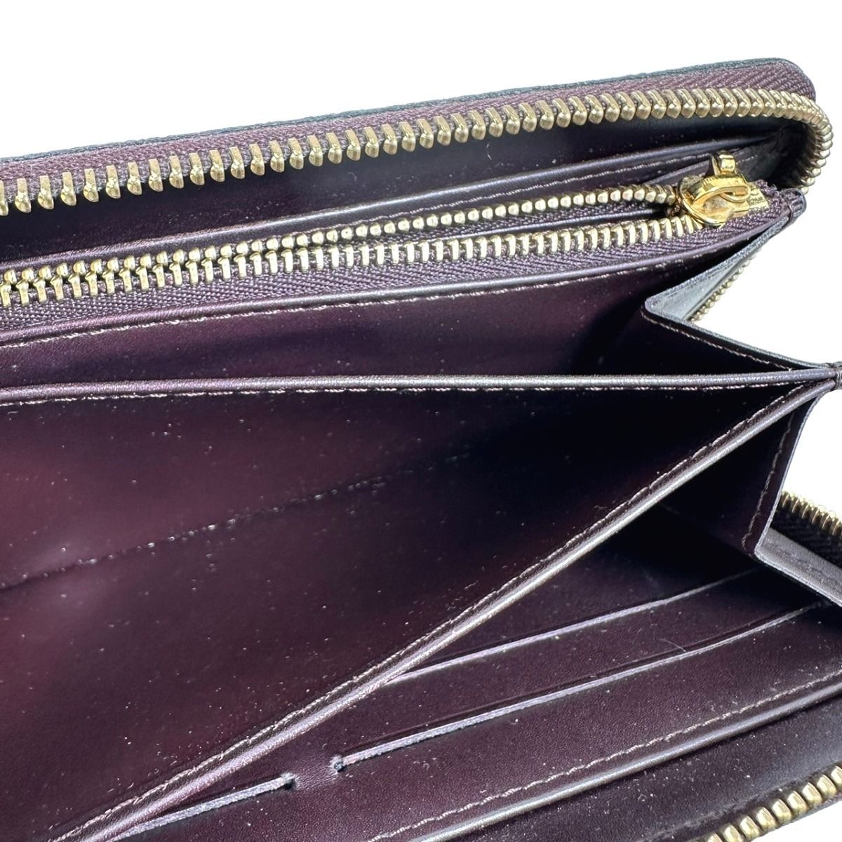 Louis Vuitton Vernis Round Zipper Zippy Wallet Long — view 7