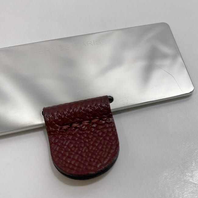 Hermes Lip Case Miroir Bordeaux Rouge Ash — view 9