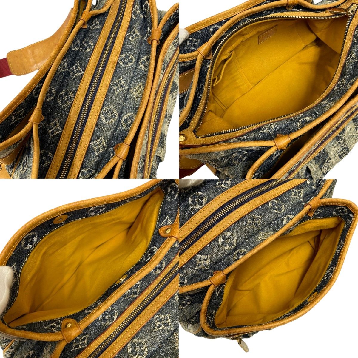Louis Vuitton Monogram Denim Porte Epol Rayet MM Shoulder Bag — view 6