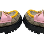 Gucci Loafer GG Supreme Bee Embroidery 34 Size Flower Multicolor Beige — view 7
