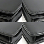 Celine Trapeze Triomphe Bag Bf438 no Leather Black Gold Hardware — view 6