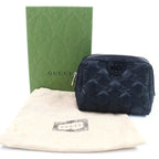 Gucci 72604 GG Marmont Makeup Pouch Small Black Purple — view 2