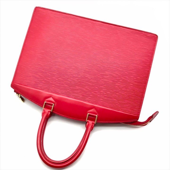 Louis Vuitton Non Stick Epi Riviera Hand Bag Red — view 2