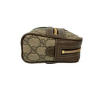 Gucci GG Supreme Ophidia Waist Pouch Leather Body Bag Shoulder Brown F2029