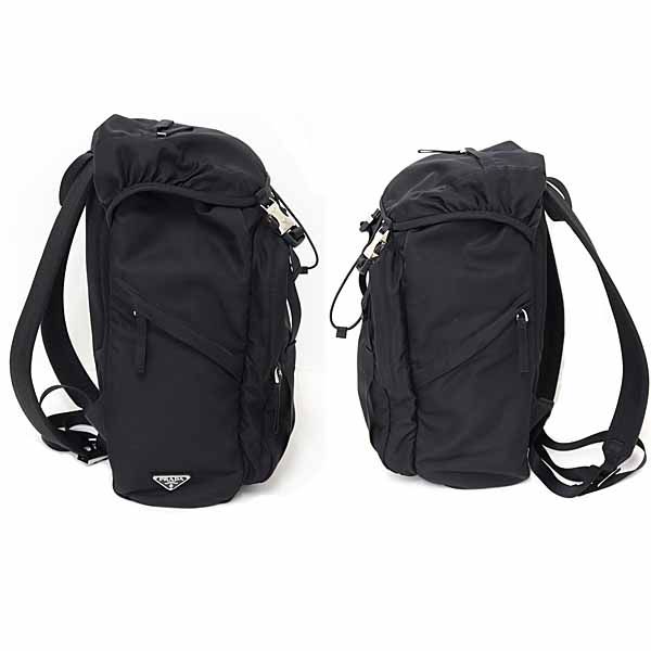 Prada Nylon Backpack Tessuto 2 Vz062 Black Nero a Rank — view 5
