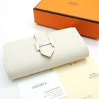 Hermes Bearn Key Case 4 Series Chevre White — view 2