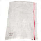 Chanel CC Logo Cashmere Blend Large Shawl Gray Scarf — view 4