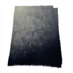 Chanel CC Logo Gradient Cashmere Large Shawl Scarf — view 7
