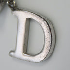 Christian Dior Earrings Swing Metal Silver CD Logo Accessory Plated — view 6