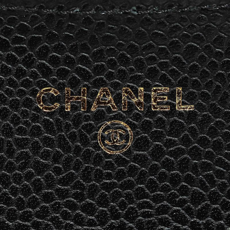 Chanel Card Case Porte-Cartes a Rabat Classic Noir Black — view 8