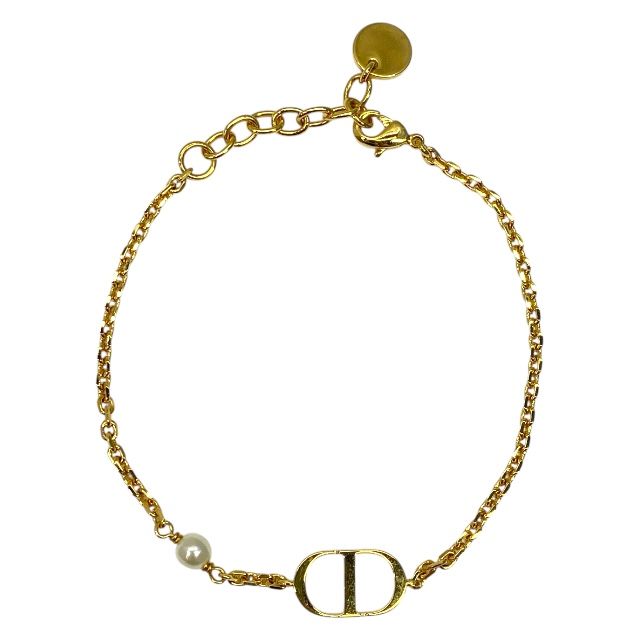 Dior B1310 Ptcrs d301 Petit CD Bracelet Accessory Logo Signature Resin Pearl — view 3
