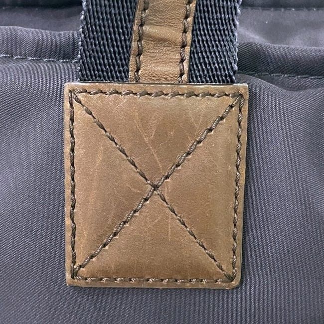 Gucci Tote Bag Navy Diamante Nylon — view 5