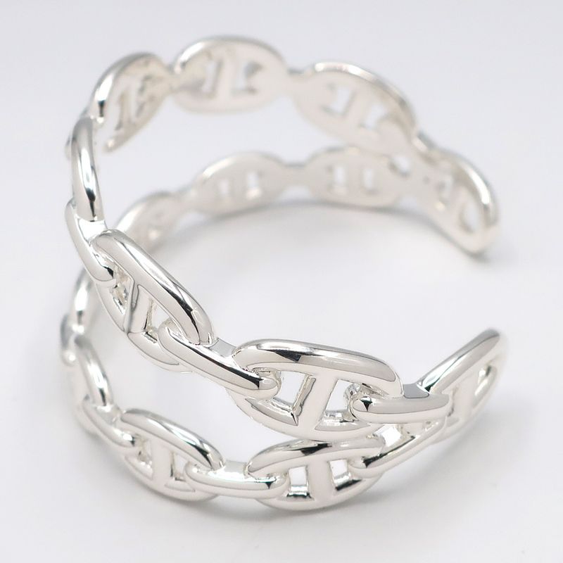 Hermes Chaine D'ancre Double Bracelet ST Silver AG 925 Accessories — view 4