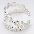 Hermes Chaine D'ancre Double Bracelet ST Silver AG 925 Accessories — view 4