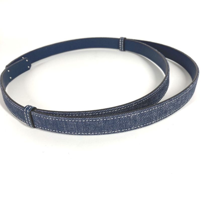 Hermes Belt Jean 18Kelly Denim Blue — view 6