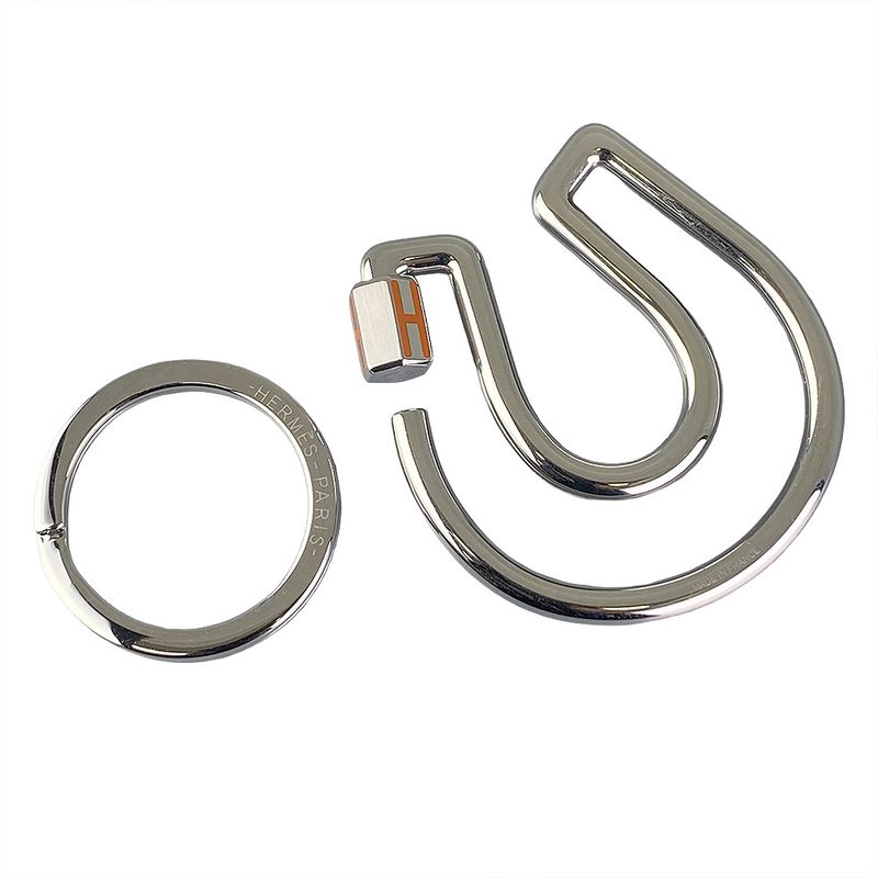 Hermes Faille A Cheval Key Ring — view 2