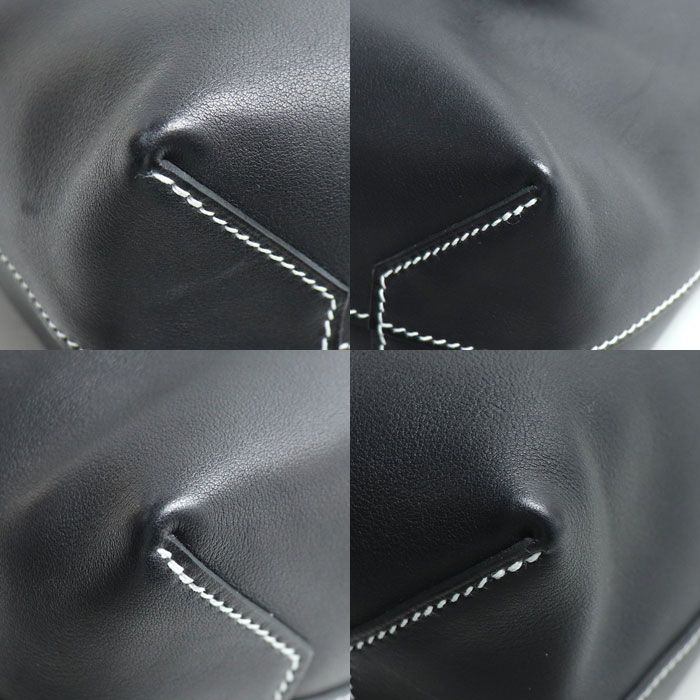 Hermes Cabas Serie 31 Tote Bag Black Stamped — view 5