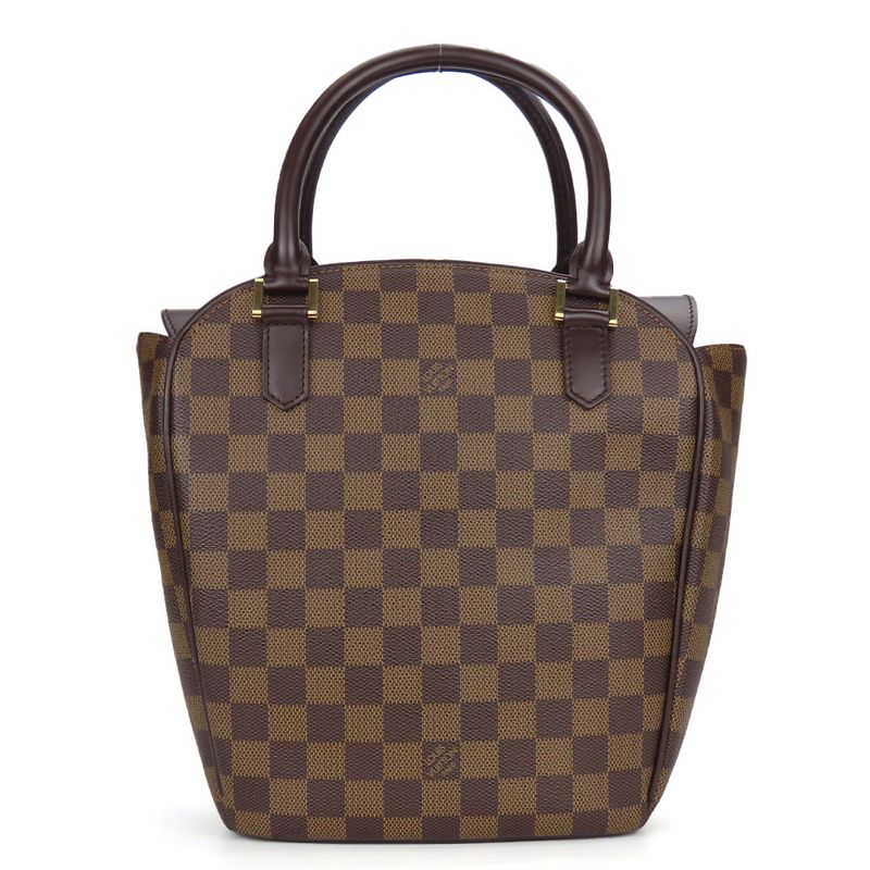 Louis Vuitton Handbag Sariasau Damier Ebene Brown Gold Hardware — view 3