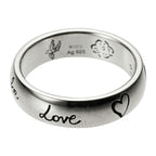 Gucci Ring Blinds for Love Argento — view 4