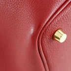 Hermes Picotin Lock 18 PM Taurillon Maurice Red Gold Hardware C Handbag — view 4
