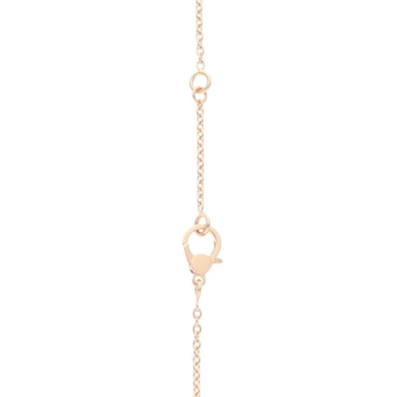 Hermes Finesse 18K Pink Gold Diamond Necklace — view 5