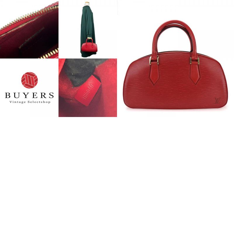 Louis Vuitton Handbag Jasmine Epi Leather Red Castilian — view 9
