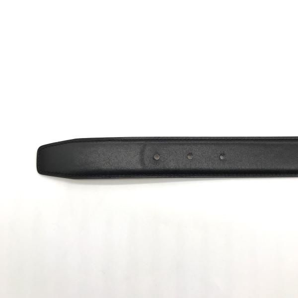 Hermes Leather Constance Buckle Reversible Belt 70 Black Gold — view 8