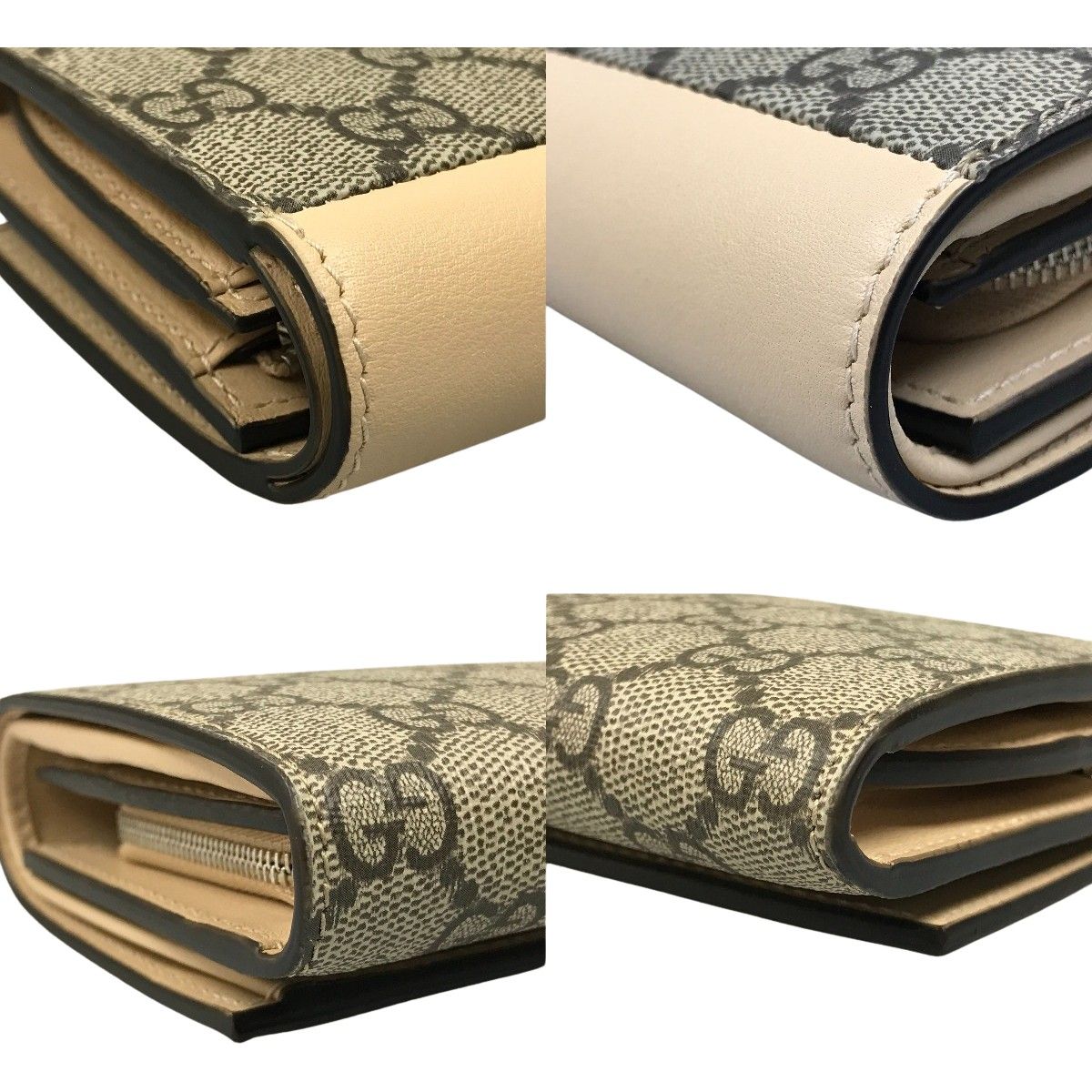 Gucci Double G Medium Wallet GG Supreme Canvas Bifold — view 6