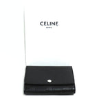 Celine Business Card Holder Triomphe Embossed Case Black 10 M243 Fqd38 si — view 6