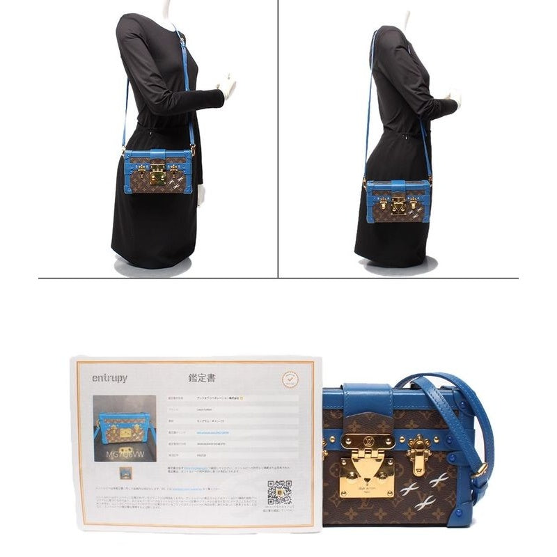 Louis Vuitton Shoulder Crossbody Clutch Mini Trunk Petite Mal — view 9