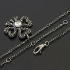 Gucci Clover Faux Pearl Design Necklace Pendant — view 6