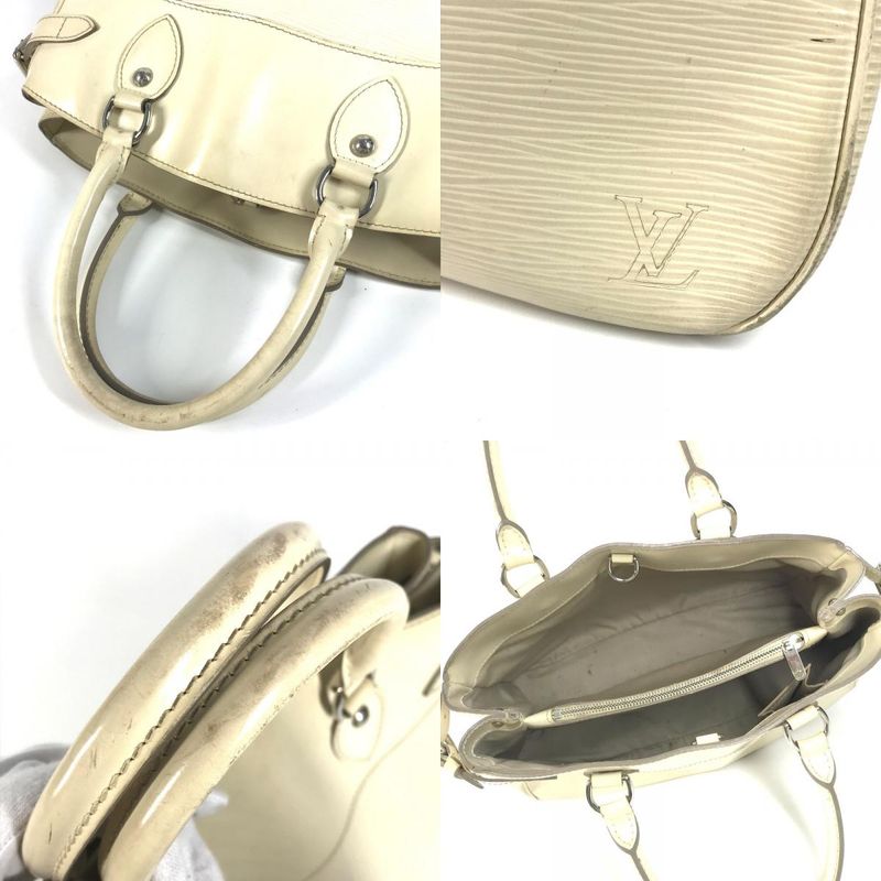 Louis Vuitton Handbag Passy PM M5926 J Epi Leather Ivoire White — view 7