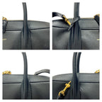 Saint Laurent Paris Leather Classic Museum 2-Way Business Bag Black — view 7