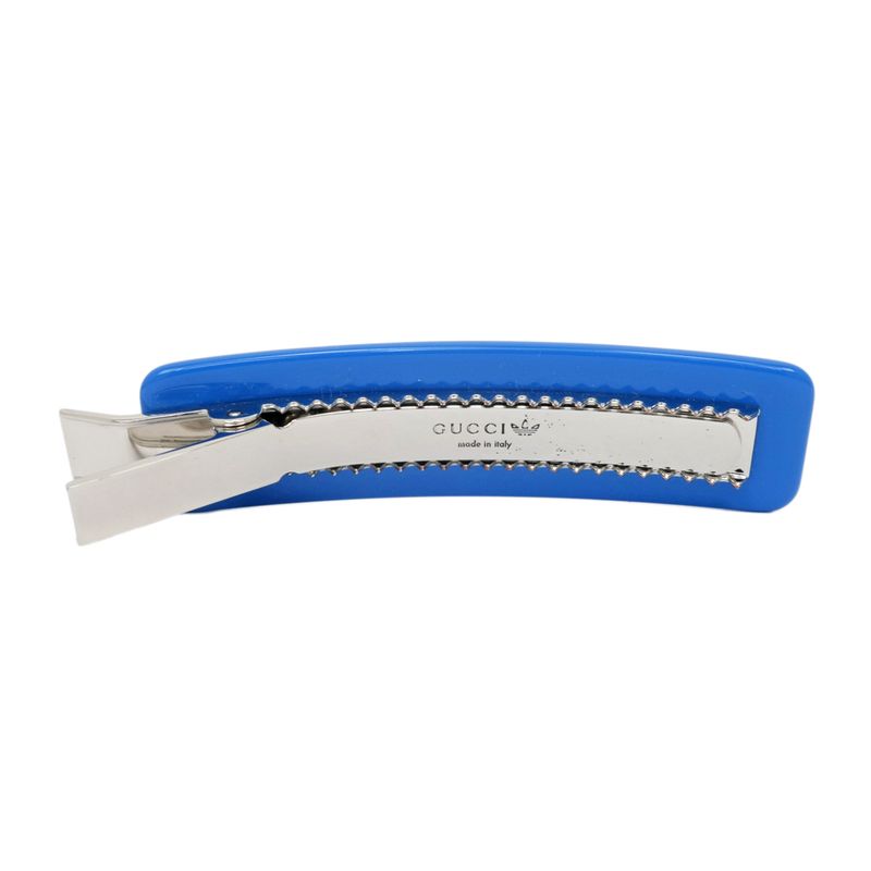 Gucci Adidas Collaboration Hair Clip Blue Silver Color Star — view 2