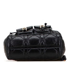 Dior Macrocanage Caro Medium Backpack Rucksack Black Leather — view 3