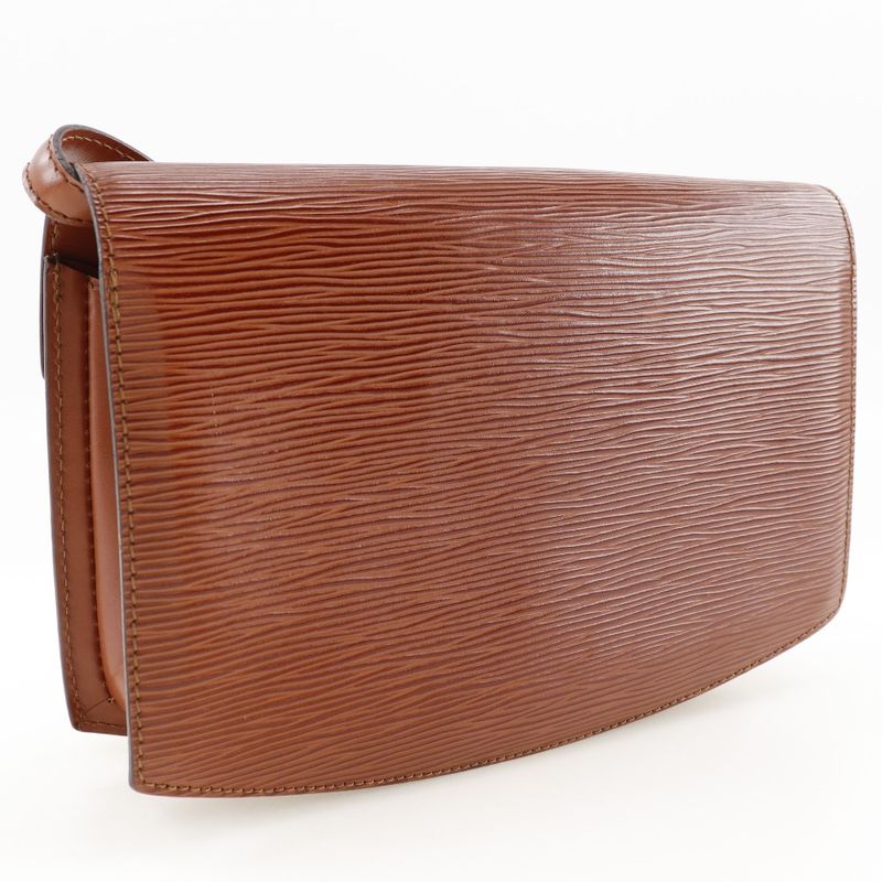 Louis Vuitton Prebour 2-Way Clutch Epi Leather Kenyan Brown Vi1921 — view 3