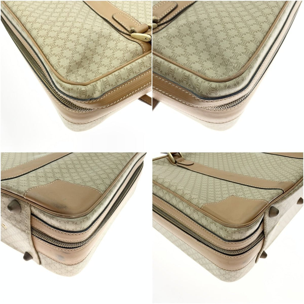 Celine Macadam Travel Bag Suitcase Light Brown — view 3