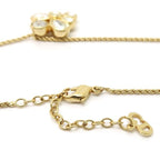 Christian Dior Necklace GP Vintage Germany Transparent Stone — view 8
