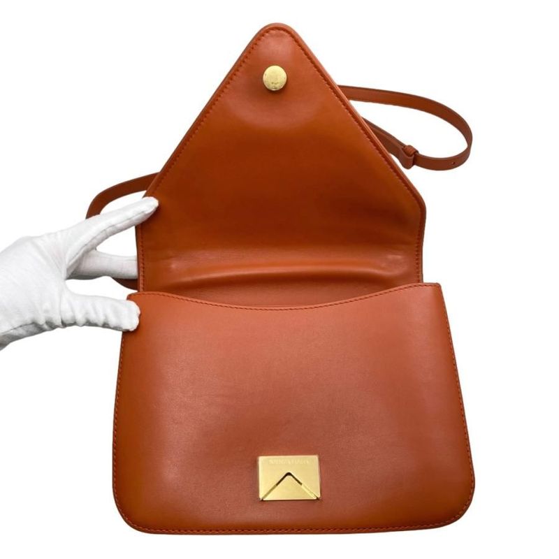 Bottega Veneta Shoulder Bag Mount Small Envelope V12 M0 Chain Orange — view 3