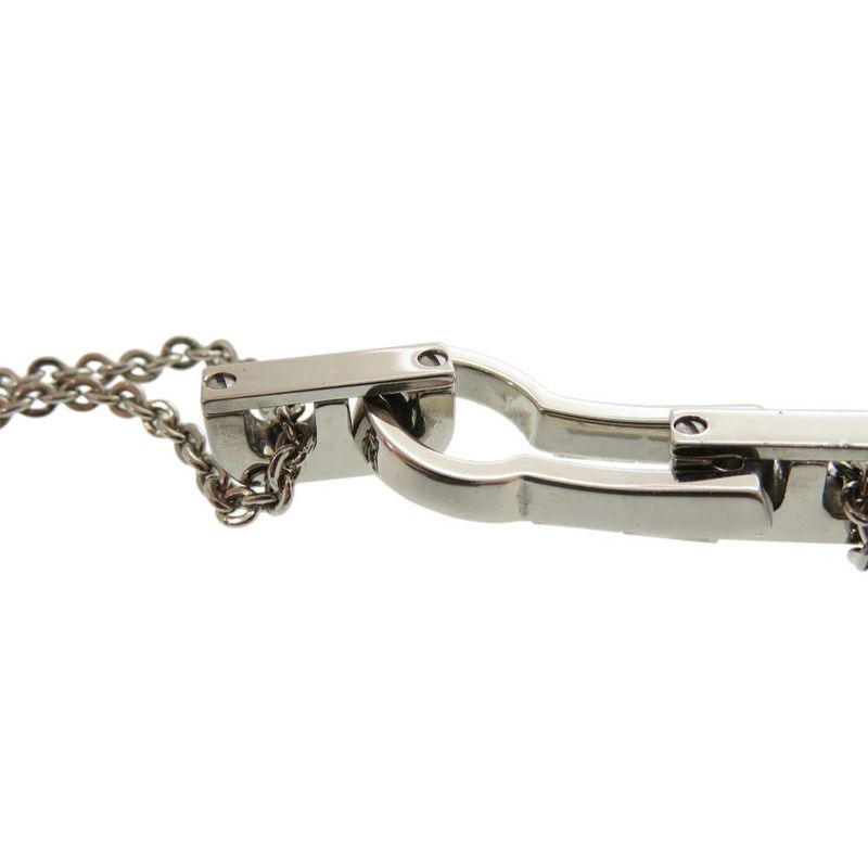 Louis Vuitton Single Bracelet Serieurs Strass Metal Rhinestone Silver — view 9
