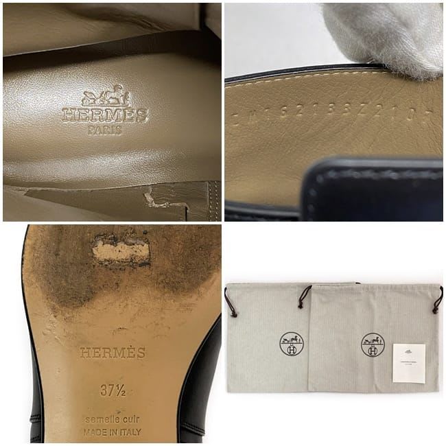 Hermes Short Boots Black Silver Hardware Kelly — view 8