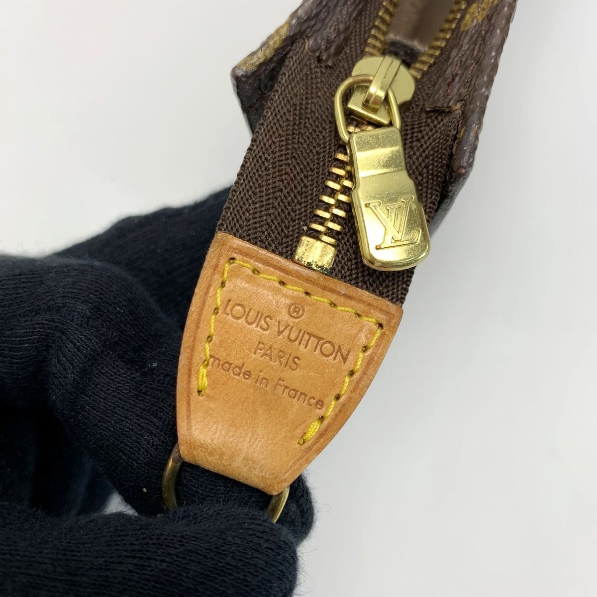Louis Vuitton Monogram Pouch Brown Bucket Multi Case Accessory — view 4