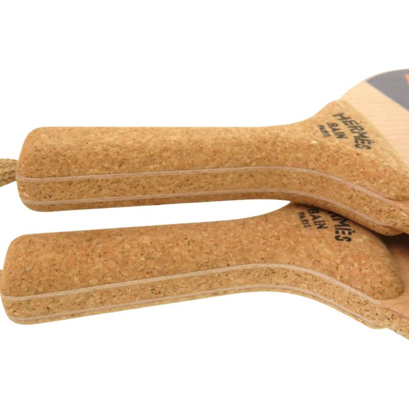 Hermes Apres La Vague Beach Racket Hobby Cork Multicolor 0904 — view 4