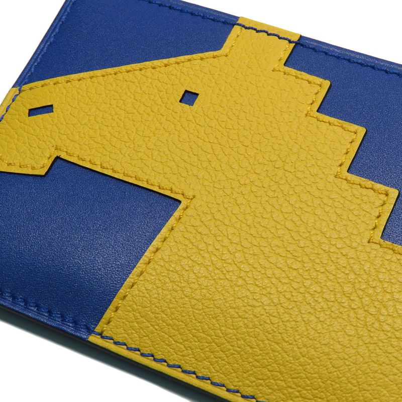 Hermes Chevelle Pict Cadece Eva Color Tadelakt Blue Yellow — view 8
