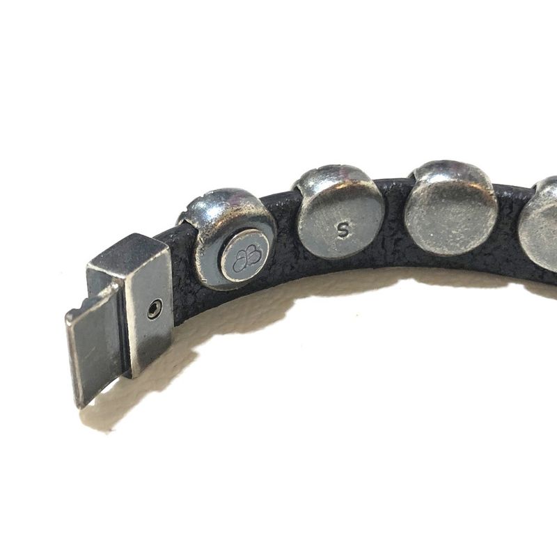 Bottega Veneta Bracelet Intrecciato AG 925 Silver and Black — view 5
