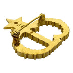 Dior Clair D Lune Brooch Pin Star CD Logo Accessories Rhinestone — view 7