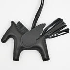 Hermes Pegase Pegasus PM So-Black Bag Charm Leather Accessories — view 2