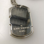 Louis Vuitton Necklace Plaque Monogram Eclipse Di1107 — view 4
